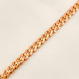 Pulso Cubano Infinito 7.1 g / 8 1/4 in / 4.9 mm Oro Rosa 18K