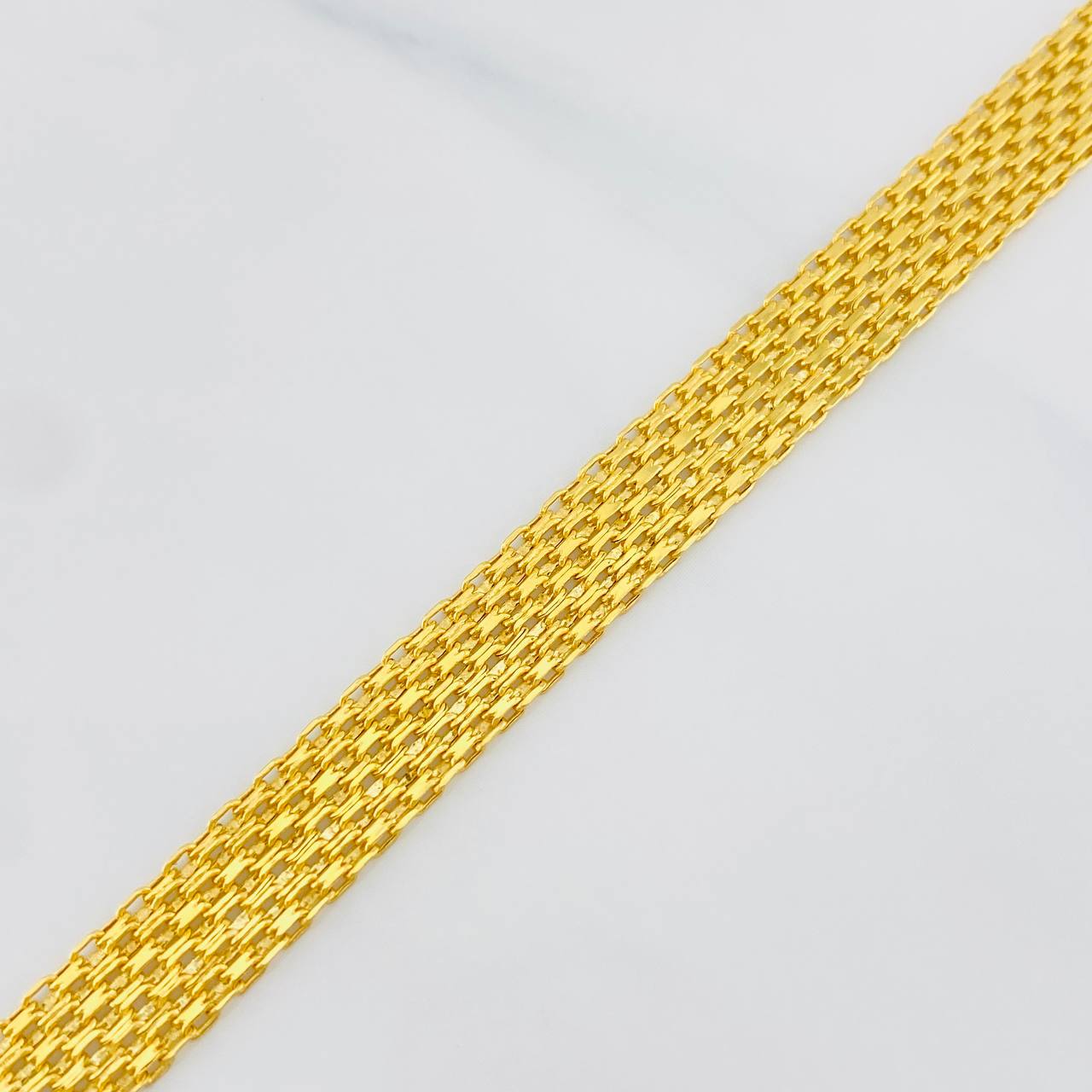 Pulso Chino 5.65 g / 8 in / 7.7 mm Oro Amarillo 18K