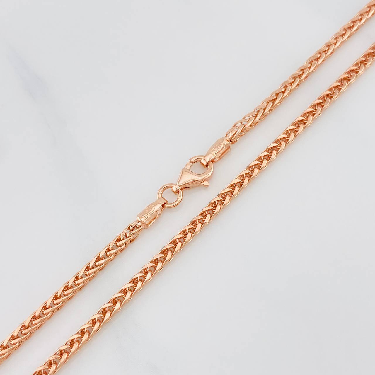 Cadena Franco 5.65 g / 23 1/2 in / 2 mm Oro Rosa 18K