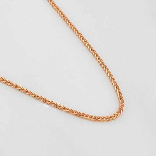 Cadena Franco 3.25g / 20 in / 1.42mm Oro Rosa 18K