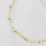Pulso Línea doble 2.55g / 7 in / 1.8mm Oro Amarillo 18K