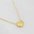 Cadena Aro seguido corazón 1.4g / 17 3/4 in / 1mm Oro Amarillo 18K