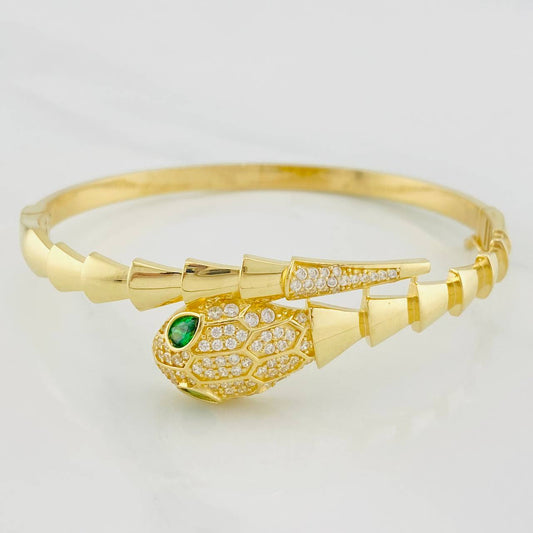 Pulso Aro Serpiente 11.15g / 7 in / 4mm Oro Amarillo 18K
