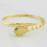 Pulso Aro Serpiente 11.15g / 7 in / 4mm Oro Amarillo 18K