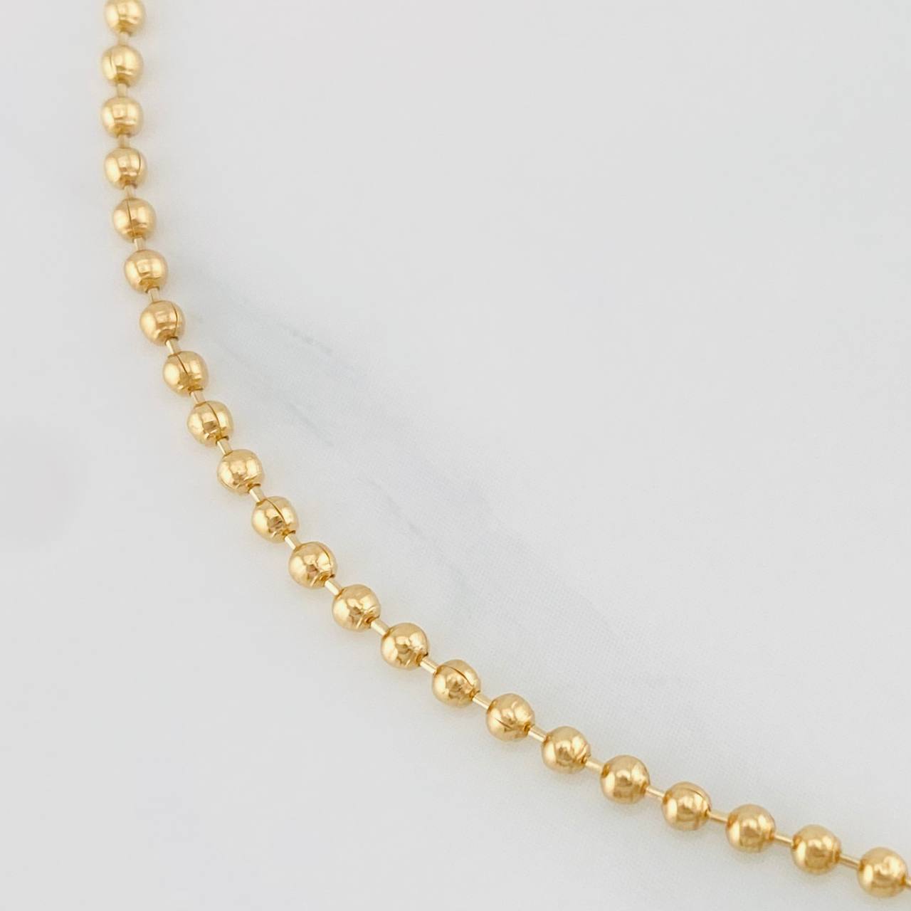 Clover Bracelet Military Diamond Cut 3.2g / 7 in / 1.64mm Yellow Gold 18K