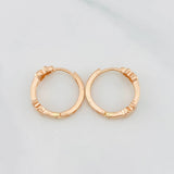 Hoop Earrings Ts 3.9g / 1/2 in 18K Rose Gold