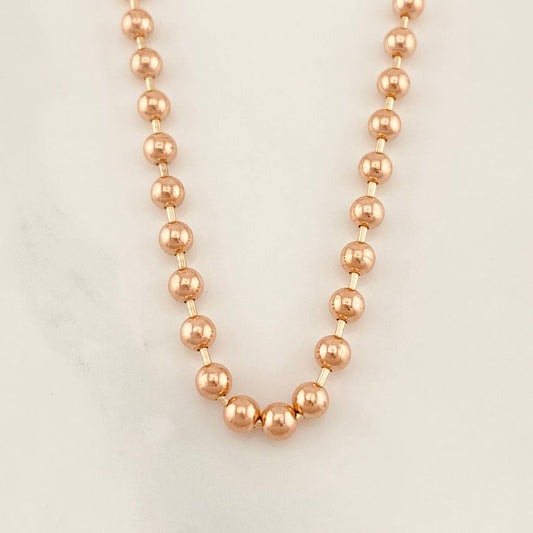 Cadena Militar 21.95g / 30 in / 2.89mm Oro Rosa 18K