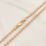 Military Chain 21.95g / 30 1/4 in / 2.89mm Rose Gold 18K