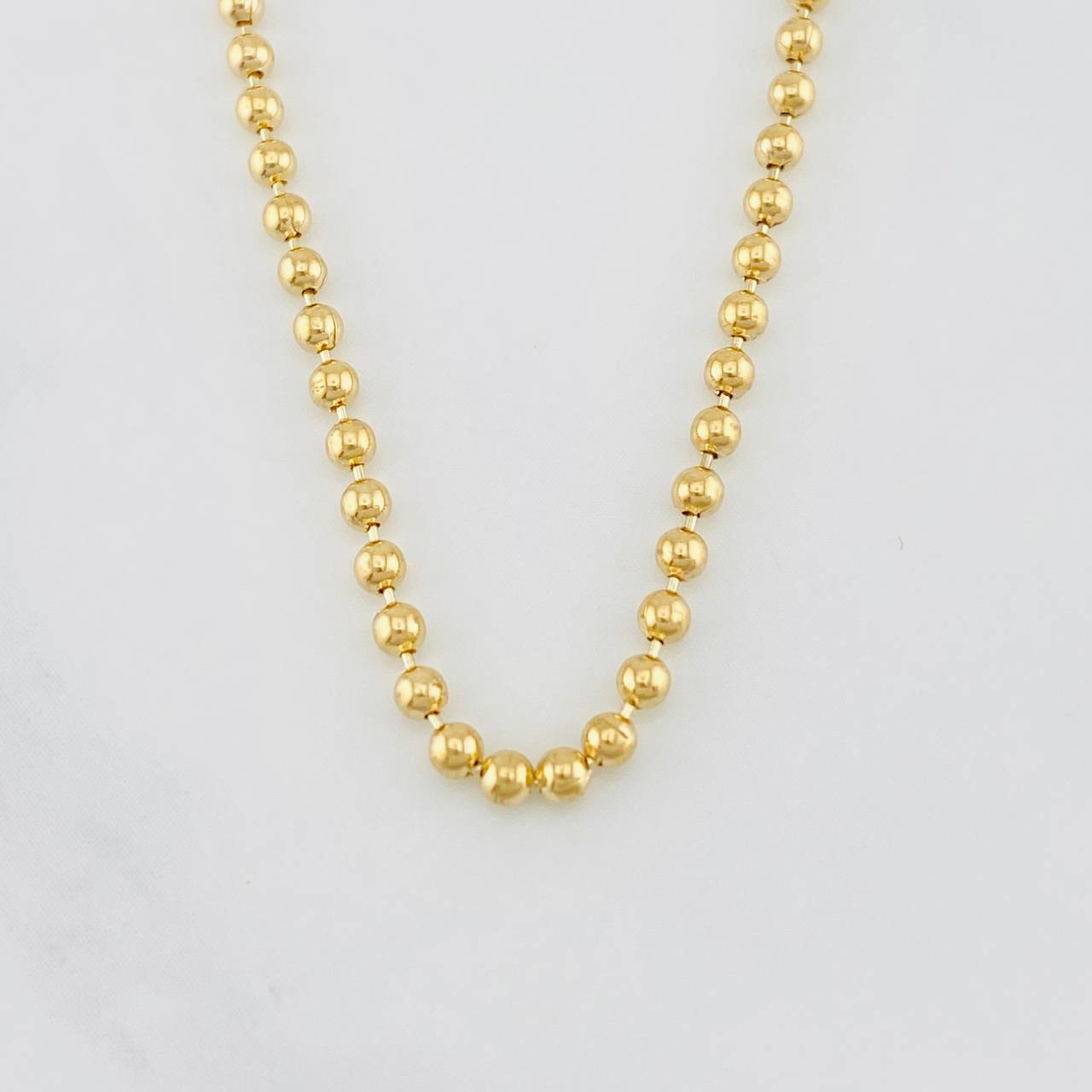 Cadena Militar 7.45g / 17 3/4 in / 1.88mm Oro Amarillo 18K