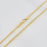 Cadena Militar 7.45g / 17 3/4 in / 1.88mm Oro Amarillo 18K