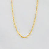 Cadena Singapur 1.1g / 40.5cm / 1mm Oro Amarillo 18K