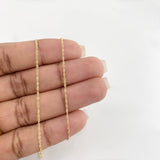 Cadena Singapur 1.1g / 40.5cm / 1mm Oro Amarillo 18K