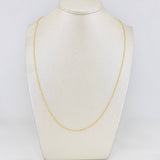 Cadena Singapur 1.1g / 40.5cm / 1mm Oro Amarillo 18K