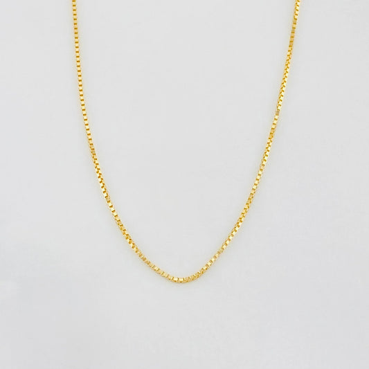 Cadena Veneciana 0.95g / 18 in / 0.4mm Oro Amarillo 18K