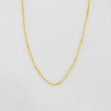 Venetian Chain 1.6g / 18 in / 0.7mm 18K Yellow Gold