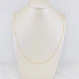 Venetian Chain 1.6g / 18 in / 0.7mm 18K Yellow Gold