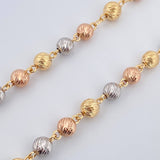 Miraculous Virgin Rosary 31.95gr / 24.6in / 18K Gold $