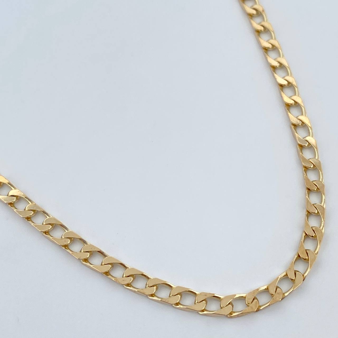 Pinzera Chain Panzer Chain 15gr, 18K 750 Gold – Napoleone Joyas USA
