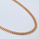 Cuban Links Infinity 19.2gr / 24in / Rose Gold +4 18K +