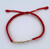 Red Mom Bracelet 1.25gr / 18K Gold &