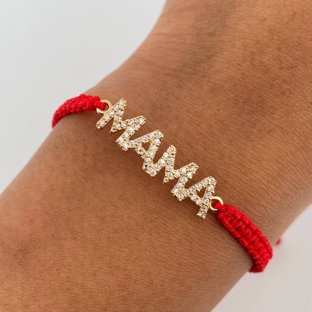 Red Mom Bracelet 1.25gr / 18K Gold &