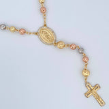 Virgin Guadalupe Rosary 29.45gr / 62cm / 18K Gold $