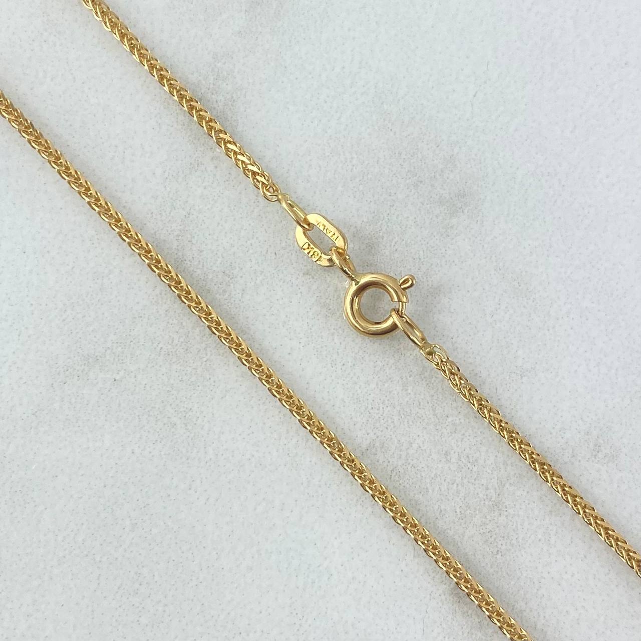 Cadena Franco 3.25gr / 18 in / 0.95mm Oro Amarillo +3 18K !