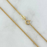 Cadena Franco 3.25gr / 18 in / 0.95mm Oro Amarillo +3 18K !