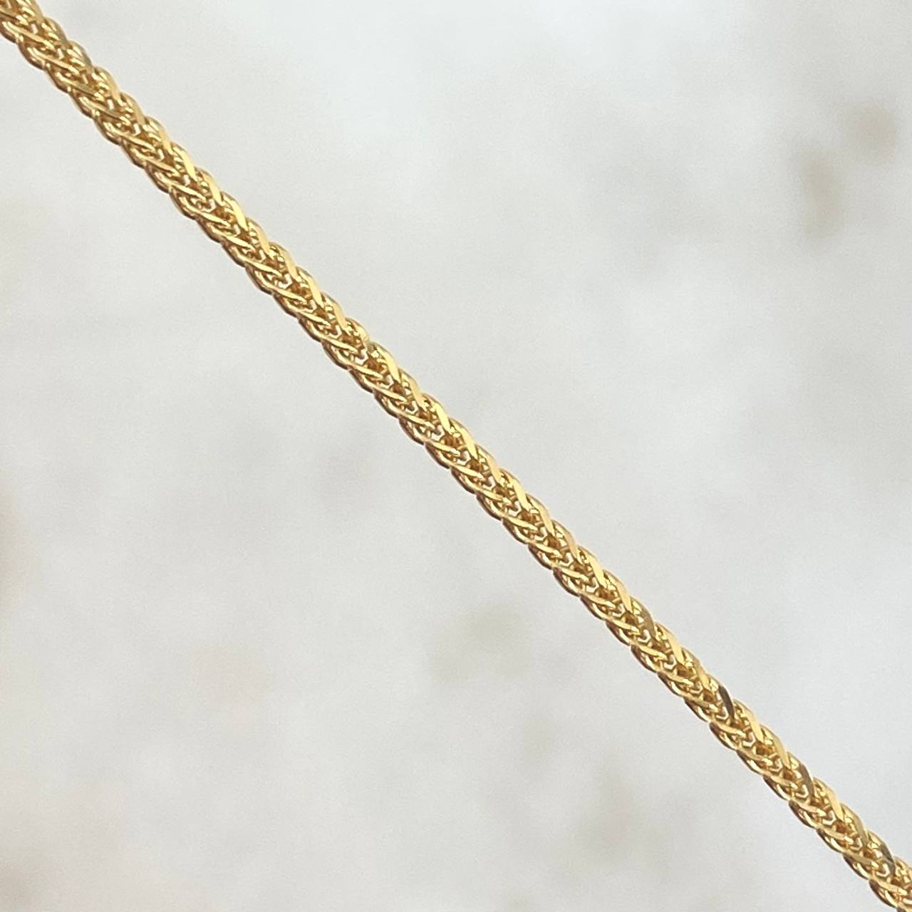 Cadena Franco 3.25gr / 18 in / 0.95mm Oro Amarillo +3 18K !