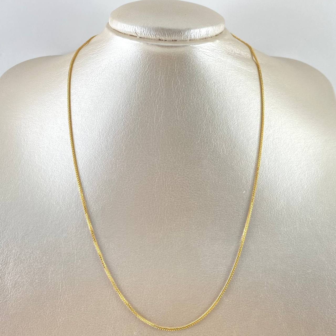 Cadena Franco 3.55gr / 18 in / 1.2mm Oro Amarillo +3 18K !
