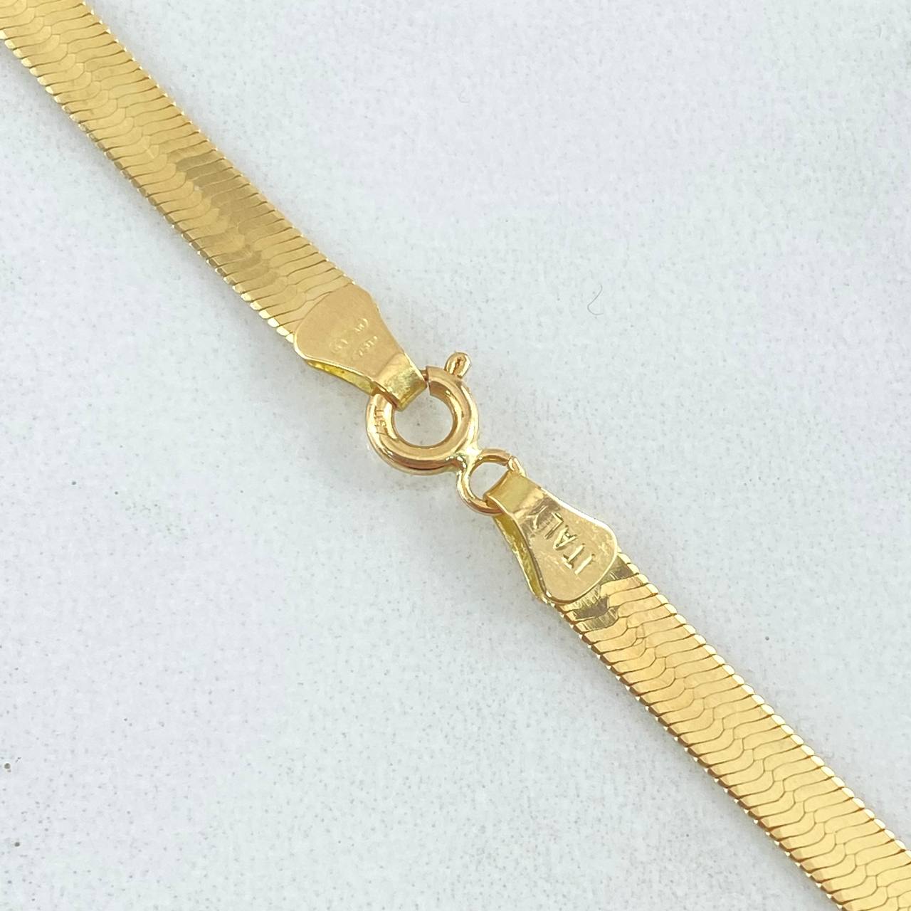 Herringbone Chain 8.4gr / 17.7in / +3 18K Gold -