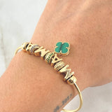 Bracelet Hoop Pendants 16.45gr / 7.5in / 18K Gold