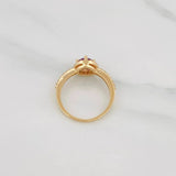 Halo Circle Ring 2.4g / T7 Yellow Gold 18K