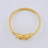 Diamond Cut Butterfly Ring 1g / T7 Yellow Gold 18K