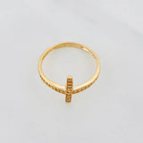 Cross Ring 1.9g / T8 Yellow Gold 18K