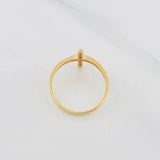 Cross Ring 1.9g / T8 Yellow Gold 18K