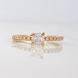 Solitaire Four Claws Ring 1.75g / T6 1/2 Yellow Gold 18K
