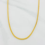 Cadena Franco 3 g / 18 in / 0.8 mm Oro Amarillo 18K
