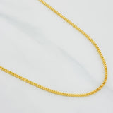 Cadena Franco 3 g / 18 in / 0.8 mm Oro Amarillo 18K