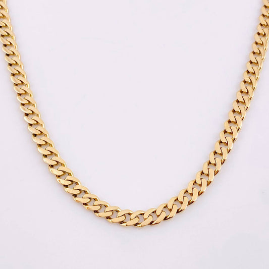 Cuban Links 17.9 g / 23 3/4 in / 5.1 mm 18K Yellow Gold