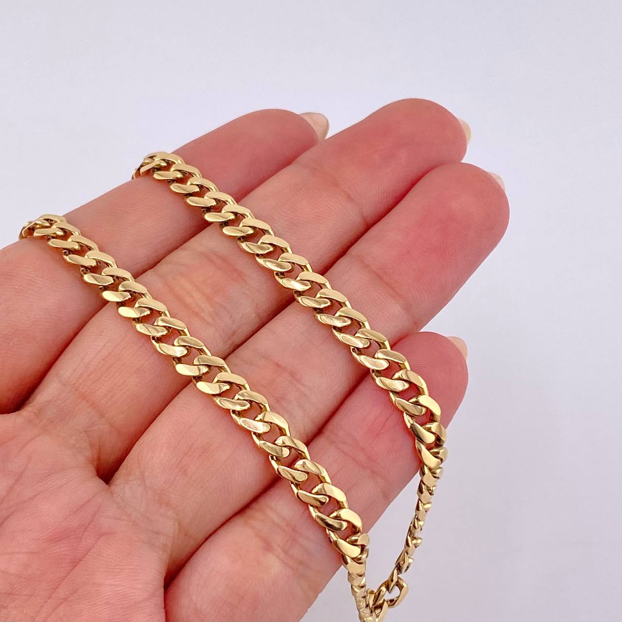 Cuban Links 17.9 g / 23 3/4 in / 5.1 mm 18K Yellow Gold