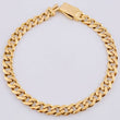 Cuban Links Bracelet 9.6 g / 8 1/4 in / 6 mm 18K Yellow Gold