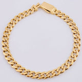 Cuban Links Bracelet 9.6 g / 8 1/4 in / 6 mm 18K Yellow Gold