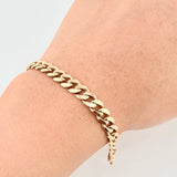 Cuban Links Bracelet 9.6 g / 8 1/4 in / 6 mm 18K Yellow Gold