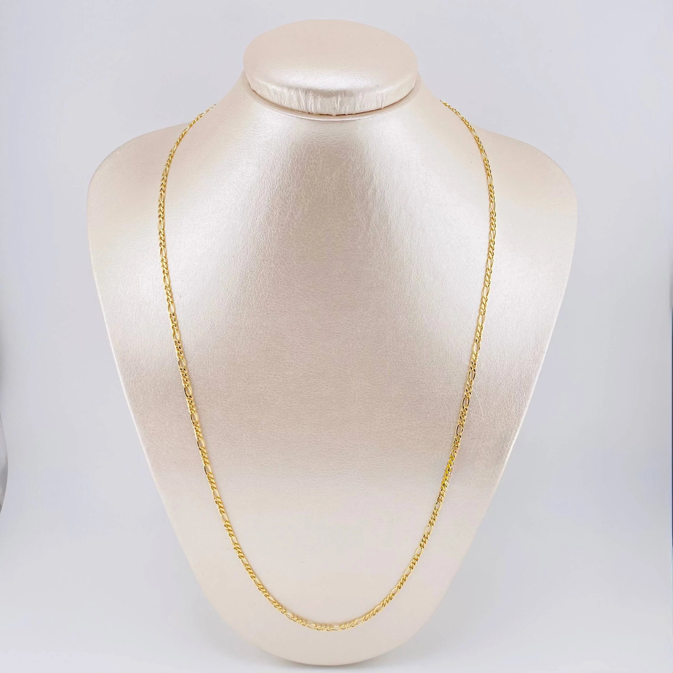 Cadena Figaro 3.5g / 20 in / 3.55mm Oro Amarillo 18K