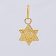 Pendant Star of David 0.2 g / 3/4 in Yellow Gold 18K