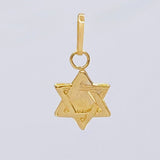 Dije Estrella De David 0.25 g / 1/2 in Oro Amarillo 18K