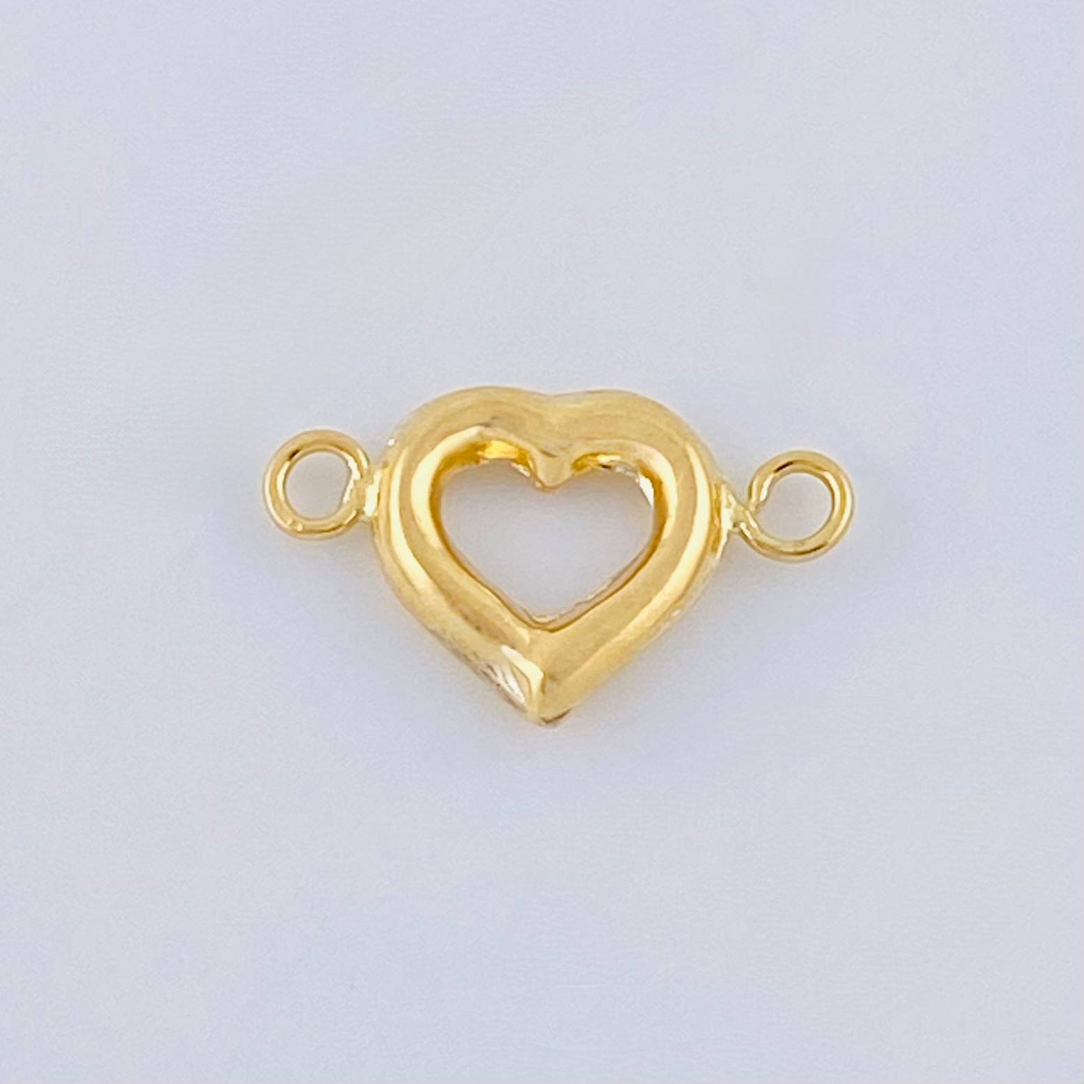 Herraje Corazón 0.35 g / 1/2 in Oro Amarillo 18K