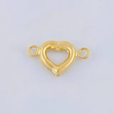 Herraje Corazón 0.35 g / 1/2 in Oro Amarillo 18K