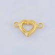 Charm Heart 0.35 g / 1/2 in Yellow Gold 18K